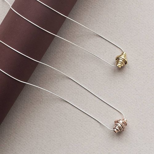 Coiled Gold/Rose Plated...