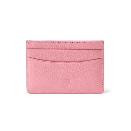 Aspinal of London Pink Leather Slim Credit Card Holder