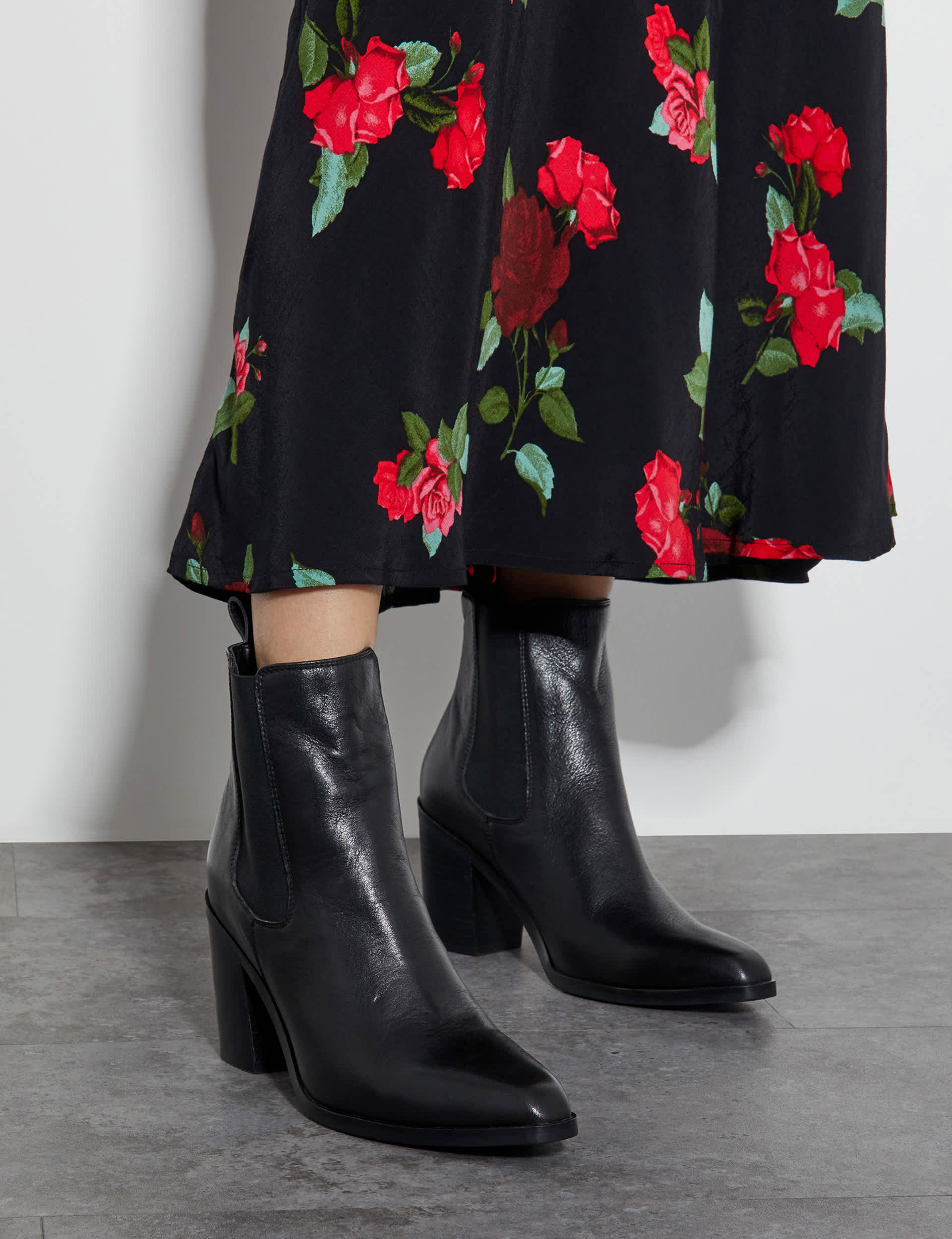Monsoon navy boots sales