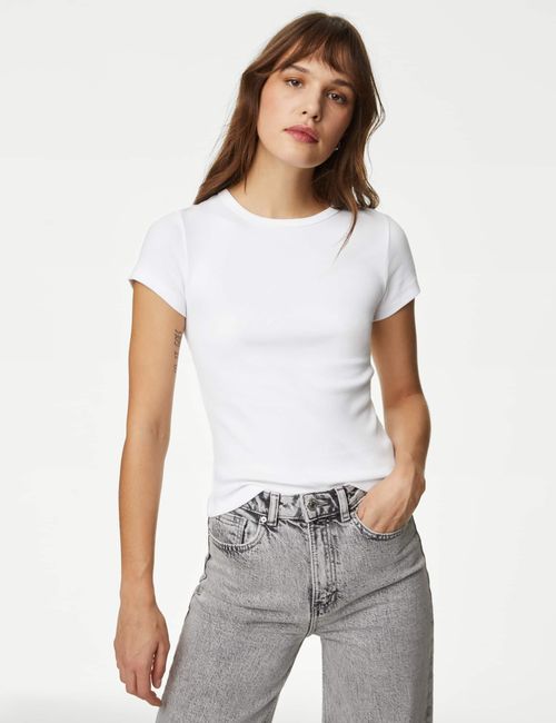 M&S Women's Cotton Rich...