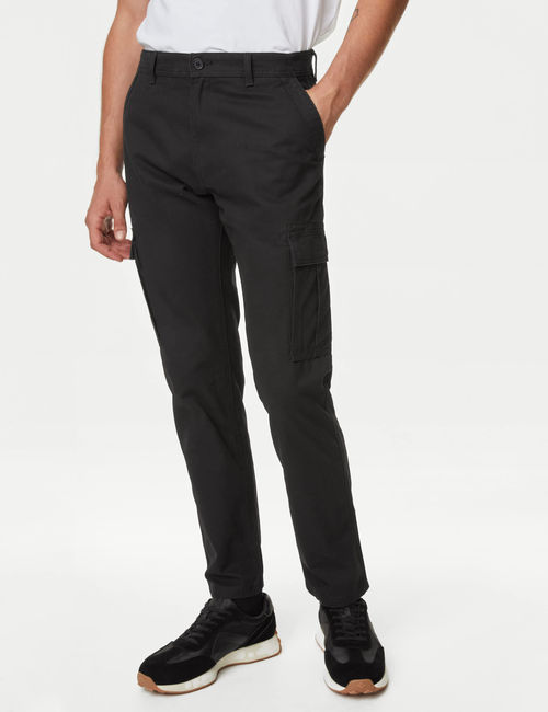 M&S Men's Tapered Fit Pure...