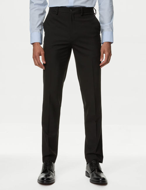 M&S Men's Slim Fit Flat Front...