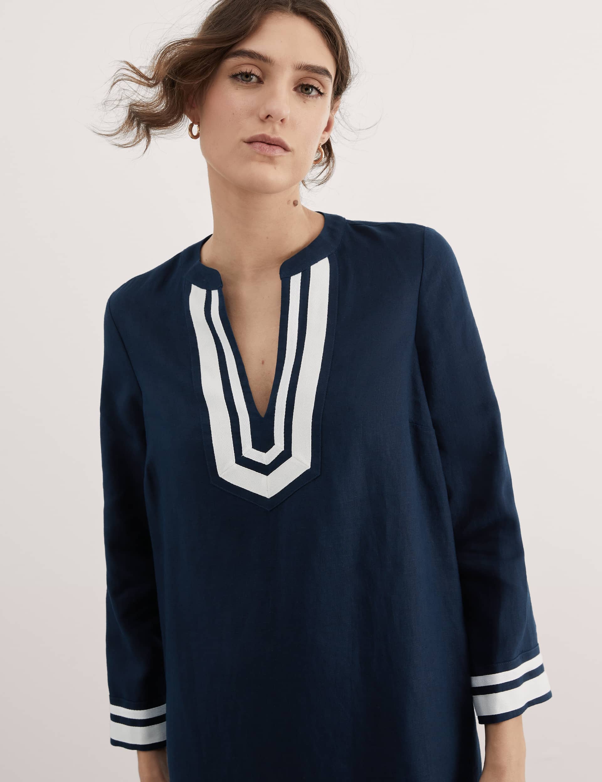 Jaeger navy dress sales