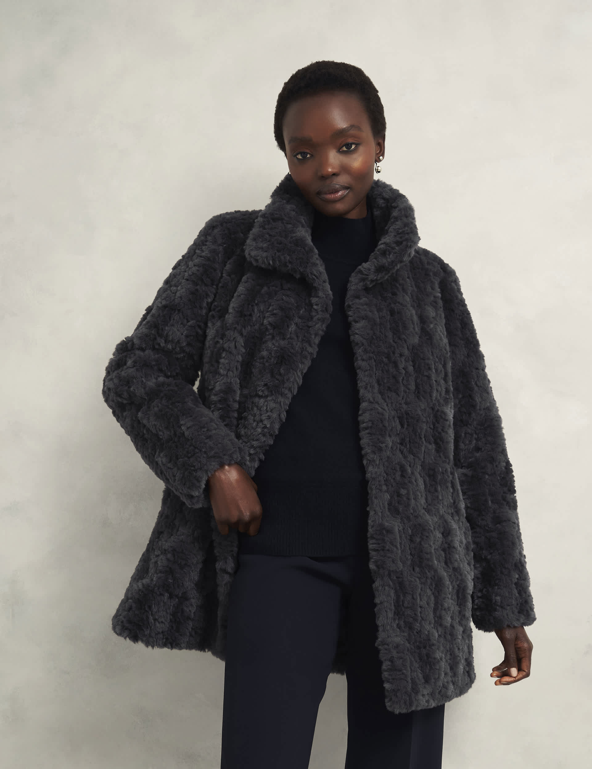 Women's faux fur coat hotsell