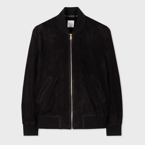 Paul Smith Black Suede Bomber...