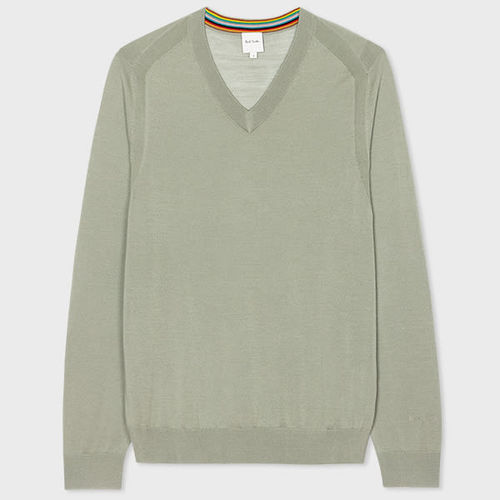 Paul Smith Light Sage Merino...