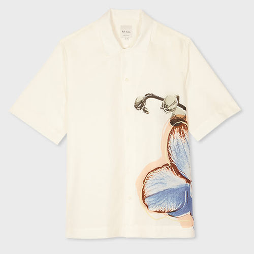 Paul Smith White Linen-Cotton...