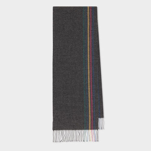 PS Paul Smith Grey Wool-Blend...