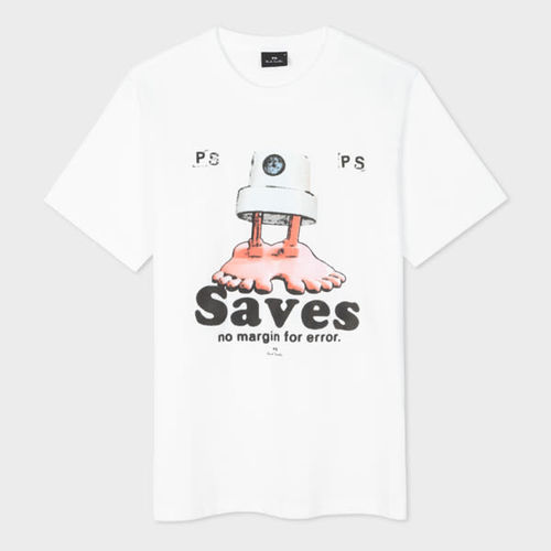 PS Paul Smith White 'Saves'...