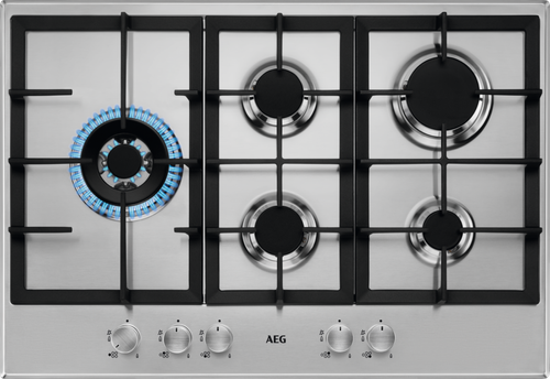 AEG HGB75500SM 74cm Gas Hob -...