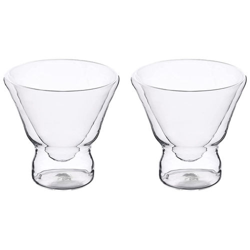 230ml Double Wall Glass Set