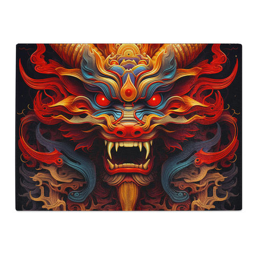 Chinese Dragon Geometric Art...