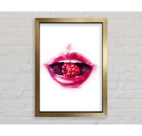 Raspberry Lips - Print