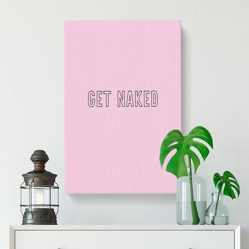 Get Naked V2 - Wrapped Canvas...