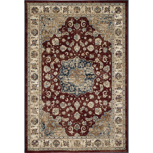 Raine Beige/Red Rug