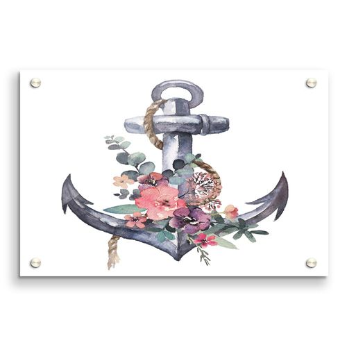 Watercolour Anchor Modern -...