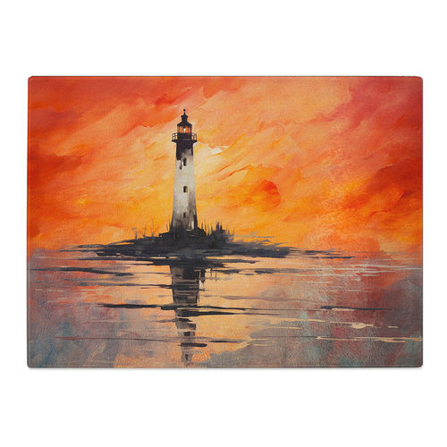 Lighthouse Minimalism Glass...