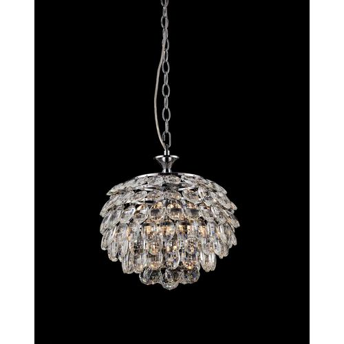 3-Light Crystal Chandelier