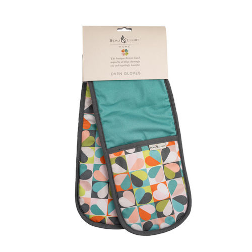 Carnaby Bloom Double Oven Gloves