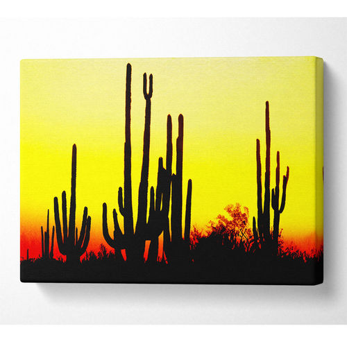 Desert Cactus Sunrise - Print