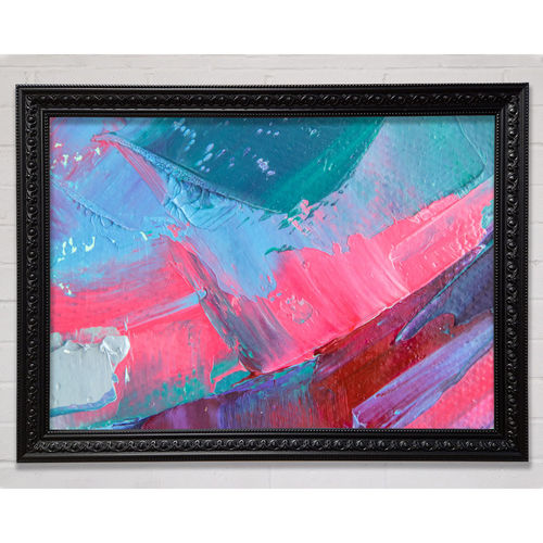 Paint Dab Washed Framed Print