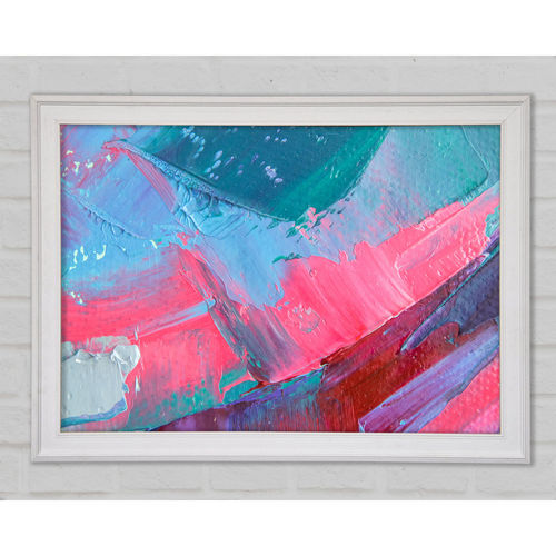 Paint Dab Washed Framed Print