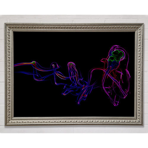 Smoke Dance Framed Print