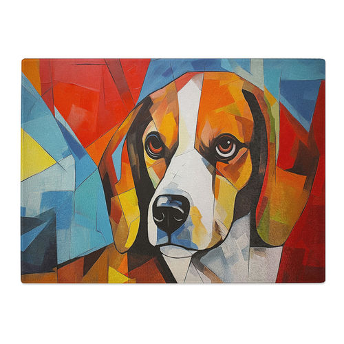 Beagle Abstract Glass...