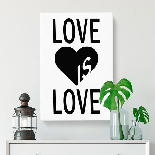 Love Is Love - Wrapped Canvas...