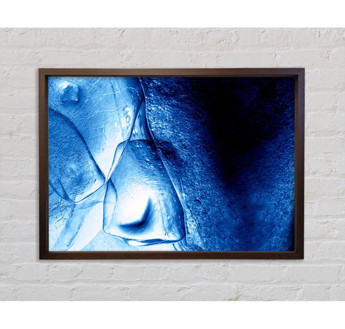 Blue Ice Framed Print