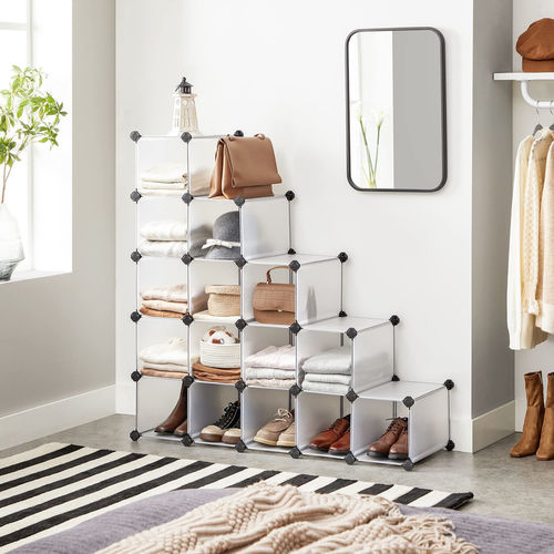 16 Pair Shoe Rack