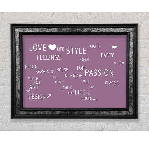 Love Quote Love Life - Print