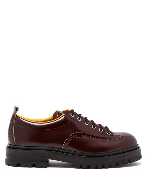 ZEGNA Udine Leather Derby Shoes for Men