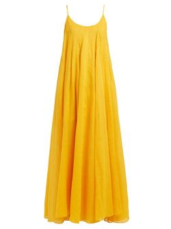 Three Graces London - Mabelle Trapeze Maxi Dress - Womens - Yellow