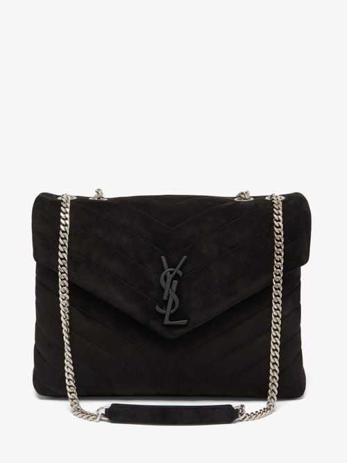 Saint Laurent Loulou Small Leather Shoulder Bag - Black