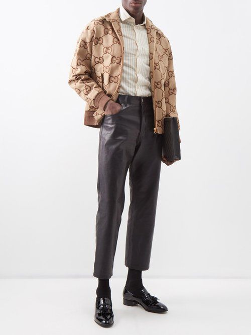 Gucci - GG-jacquard Wool-blend Fleece Track Jacket - Mens - Camel |  £ | Port