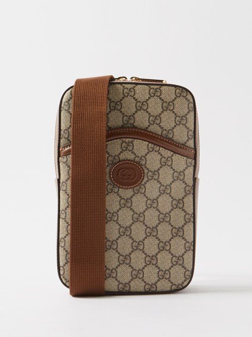 Gucci - GG Supreme-canvas Cross-body Bag - Mens - Beige