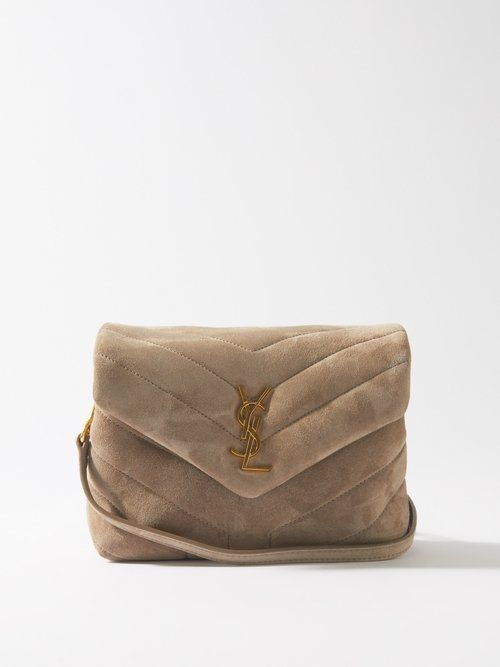 Yves Saint Laurent Brown Coated Canvas/Leather Le Monogramme
