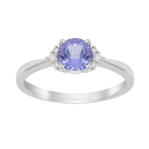 9ct White Gold Tanzanite &...