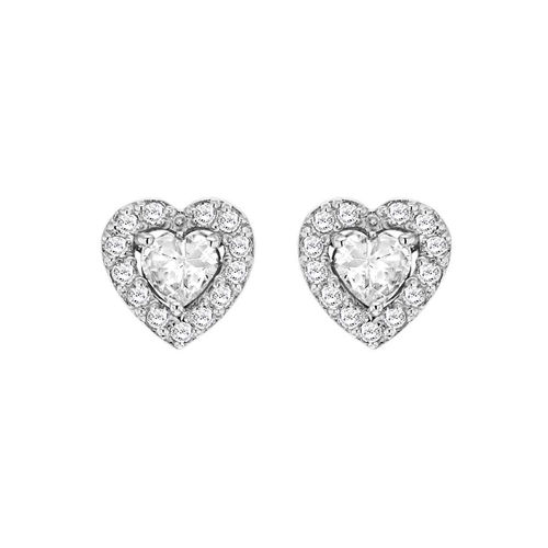 Silver Cubic Zirconia Heart...