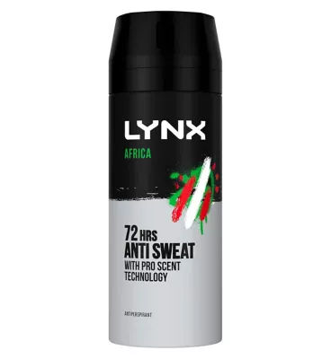 Lynx Dry Africa Anti Perspirant Deodorant 150ml 2.67 Buchanan