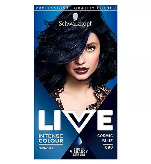 Schwarzkopf LIVE Color XXL HD 90 Cosmic Blue Permanent Blue Hair Dye |  Compare | The Oracle Reading