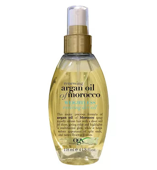 Ogx Renewing Moroccan Argan Oil Weightless Reviving Dry Oil 118ml Compare The Oracle Reading