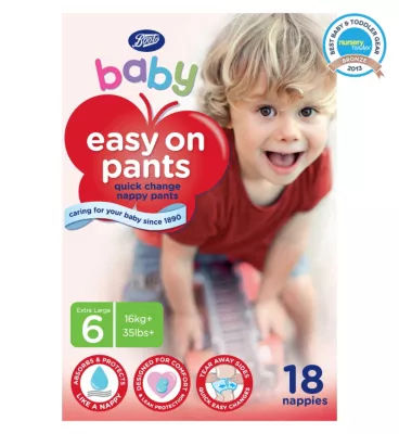 Boots Baby Super Dry with Active Stretch Size 6 23 Nappies 16kg   Compare  Union Square Aberdeen Shopping Centre