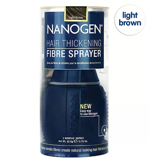 Nanogen Hair Thickening Fibre Sprayer Light Brown | Compare | Trinity Leeds Nanogen Hair Thickening Fibre Sprayer Light Brown | Compare | Trinity Leeds