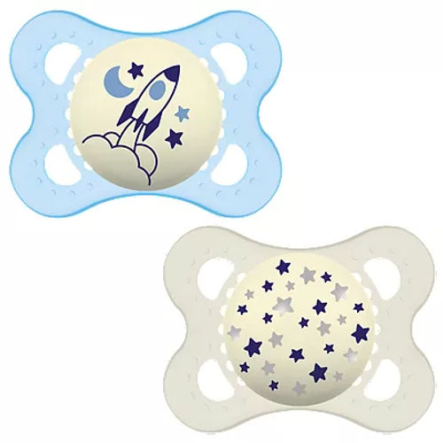 MAM Perfect 6+ Months Soother Double Pack - Blue, £9.04