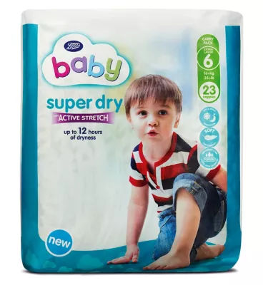 pampers nappy pants size 6 boots