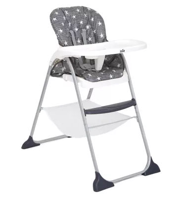 my babiie grey star compact highchair