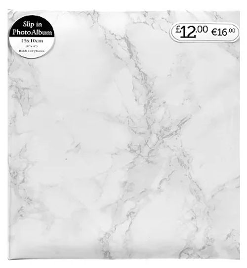 Marble Effect Photo Album 6x4...