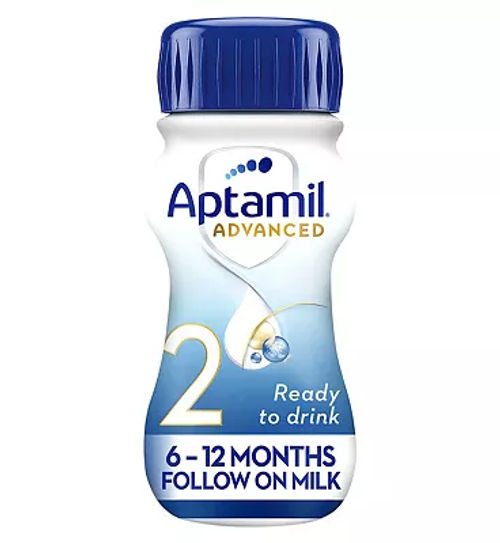 Aptamil Advanced 1 First Baby Milk Formula Liquid Starter Pack from Birth  6x70ml (420ml), Compare